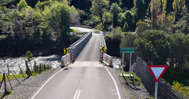 Así es el actual Puente Mecano. Foto: MOP Ñuble