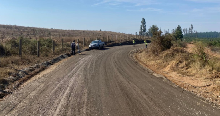 La Ruta N-66 conecta Ránquil con Coelemu. Foto: MOP Ñuble
