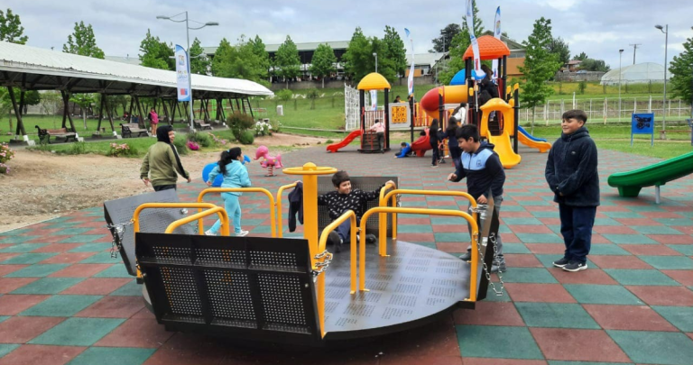 En Ñuble se registran 11 plazas renovadas. Foto: Segegob Ñuble.