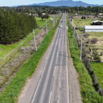 La ruta se encuentra notablemente deteriorada. Foto: MOP Ñuble