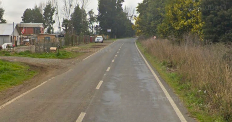 Camino a Trapiche. Fotografía de un tramo de la ruta. Foto: Street View.