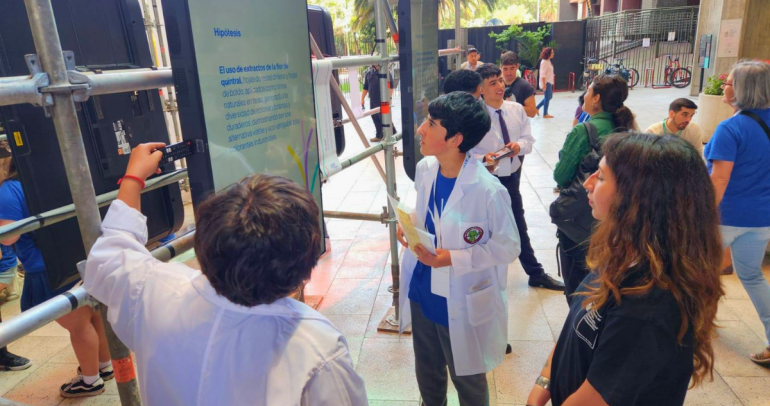 En la instancia participaron escolares de todo Chile. Foto: Facebook Liceo Diego Portales Palazuelos.