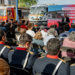 La ceremonia de la primera piedra marcó el inicio de las obras. Foto: GORE Ñuble