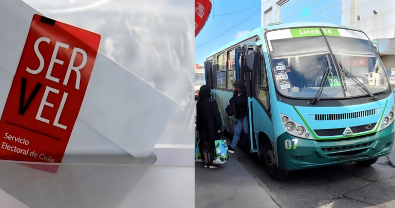 Las elecciones 2025 son con voto obligatorio. Foto: Seremi de Transportes