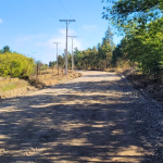 Actualmente la Ruta N-86 es camino de tierra.