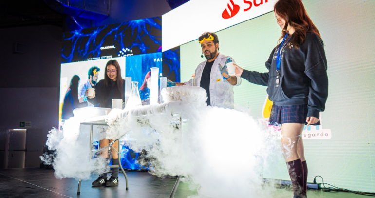 El evento fue una exposición científica. Foto: Ministerio de Ciencia.