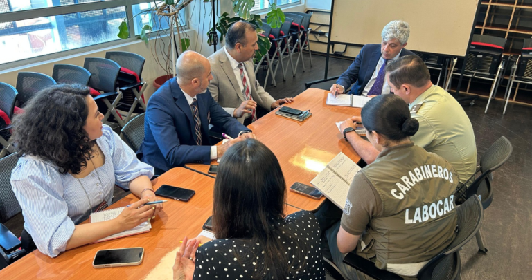 Distintas autoridades se reunieron. Foto: Fiscalía.