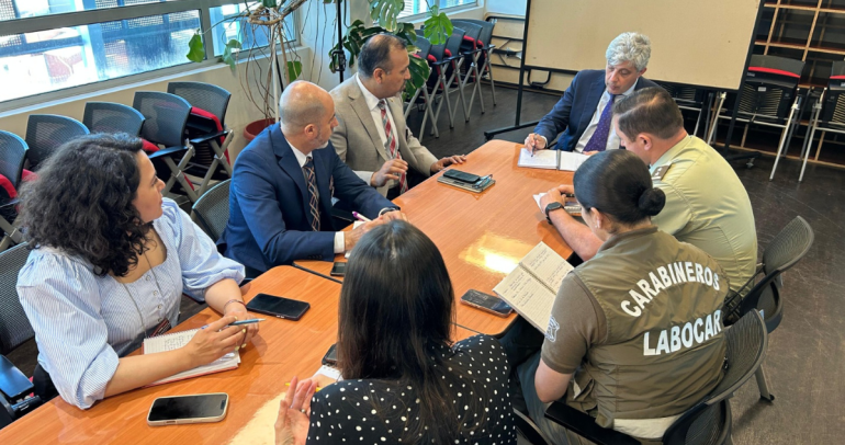Distintas autoridades se reunieron. Foto: Fiscalía.
