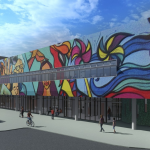 Así se proyecta la fachada del edificio. Imagen: SSÑ