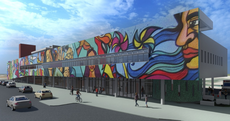 Así se proyecta la fachada del edificio. Imagen: SSÑ