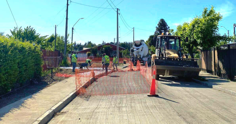 La deuda es con la empresa Enrique Robles Galaz. Foto: SERVIU Ñuble
