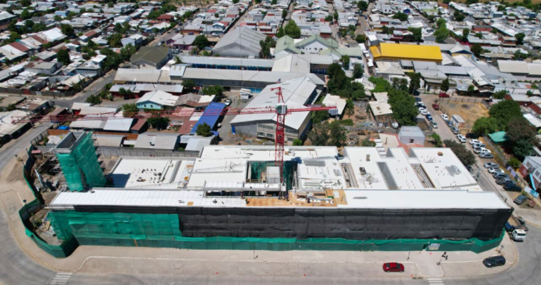 Así se ve el recinto con un 67% de avance. Foto: SSÑ.