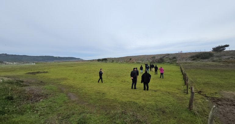 Este es el terreno donde se construiría el centro. Foto: Municipalidad El Carmen.