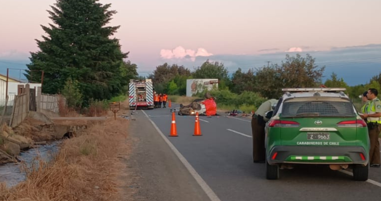 Una de las víctimas era un adolescente de 17 años, Foto: Carabineros Ñuble.