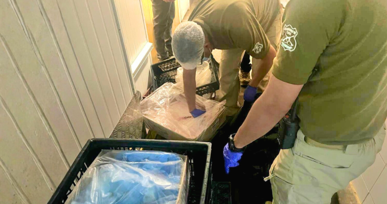 Parte de lo incautado por la policía. Foto: Carabineros.