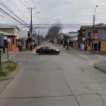 La intersección de calles Puelma y Vicuña Mackenna en San Carlos. Foto de archivo: Street View.