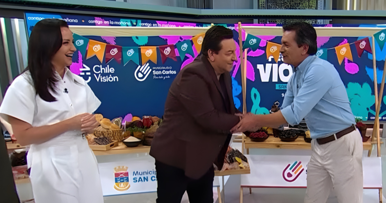 El alcalde visitó el matinal de Chilevisión para promocionar el evento. Foto: municipio.