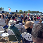 Las obras comenzaron con la postura de la primera piedra. Foto: Seremi de Vivienda Ñuble.