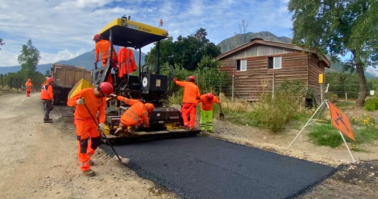 Proyectan llegar al 50% de los caminos pavimentados para 2030. Foto: MOP Ñuble.