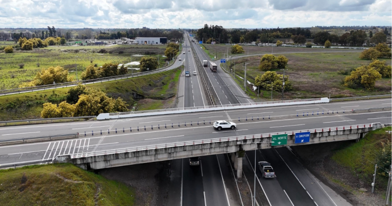 En el peaje Agua Amarilla habrá sistema 6x2. Foto: MOP Ñuble.