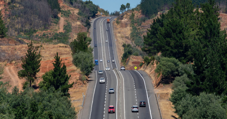 La Ruta del Itata conecta Ñuble con Biobío. Foto: MOP Ñuble.