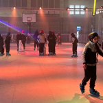 La pista es ecológica porque usa polímeros que asemejan hielo natural. Foto: municipio.