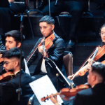 Una orquesta escolar ñublensina. Foto: Ministerio de Cultura.