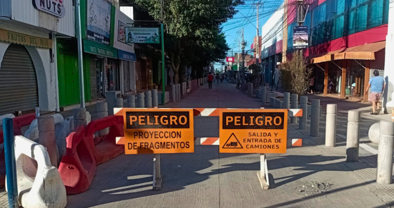 Así se ve la calle Serrano. Foto: Elías Meza.