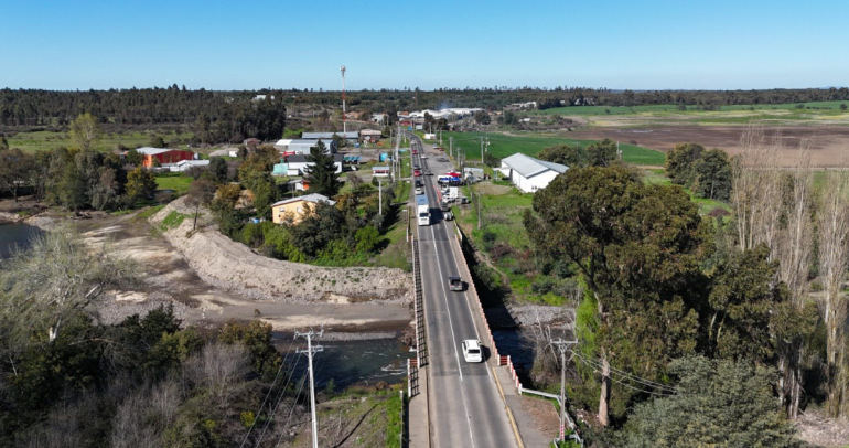 Ruta N-59-Q. Foto: MOP Ñuble.