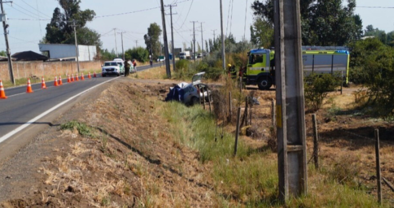 La ruta conecta con Chillán. Foto: Carabineros Ñuble.