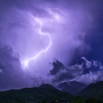 Caída de rayo. Fotografía referencial: Pixabay.