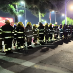 Bomberos de Quillón. Foto: municipio.