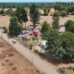 Imágenes de labores de búsqueda rescatadas con el dron. Foto: PDI Ñuble