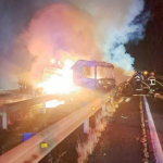 Así quedó el camión. Foto: MOP.