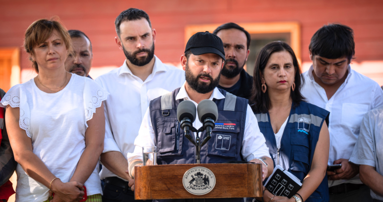 El mandatario dio un punto de prensa desde Chillán.