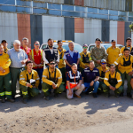 Los brigadistas estarán hasta fin de mes. Foto: Delegación Presidencial Ñuble.