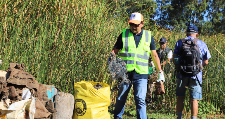 Retiro de basura. Foto: Municipalidad de Chillán Viejo.