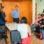 La primera reunión fue en Portezuelo. Foto: GORE.