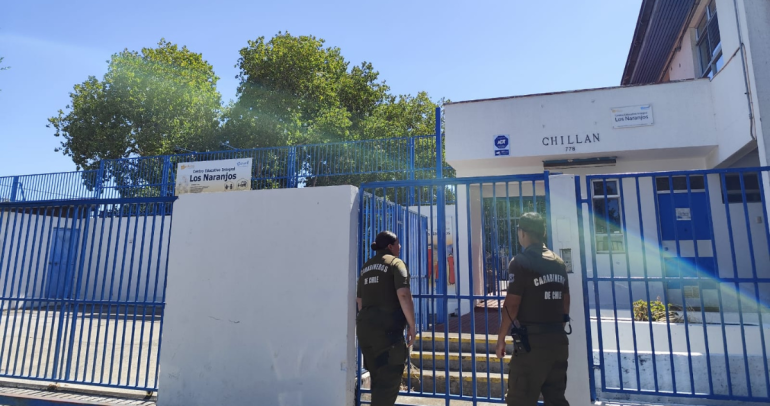 Sitio del suceso. Foto: Carabineros Ñuble.