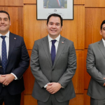Cristóbal Jardúa, Diego Sepúlveda y Tomás Landaeta. Foto: DPR.