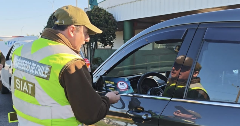 Fiscalización. Foto: Carabineros Ñuble
