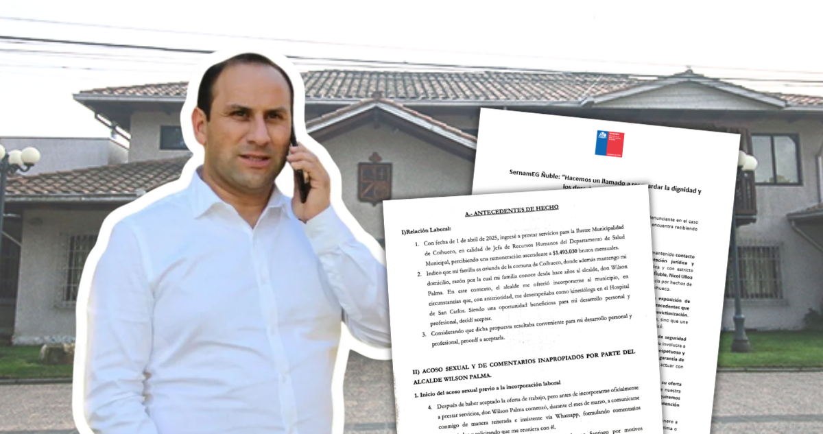 Denuncia por acoso sexual contra Wilson Palma, alcalde de Coihueco ...