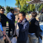 Reconstitución de la escena. Foto: Fiscalía