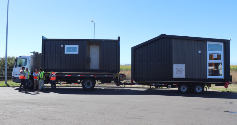 Así son las viviendas. Foto: Minvu Ñuble