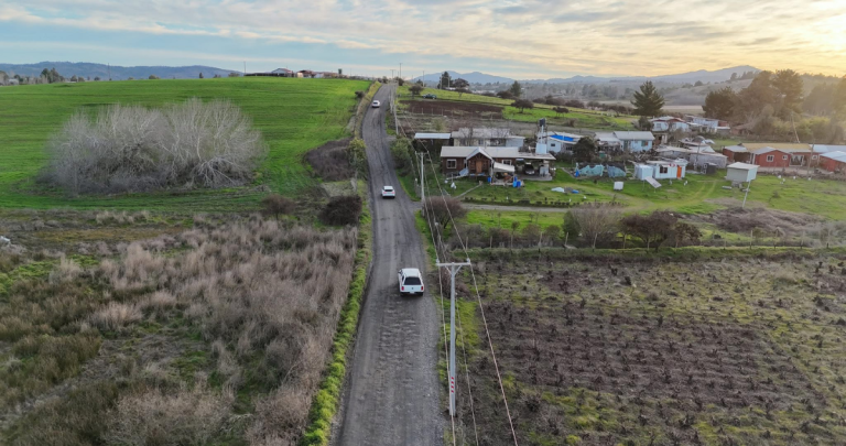 Uno de los caminos que será intervenido. Foto: MOP Ñuble.