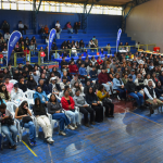 Se realizó una ceremonia en el Liceo Santa Cruz de Larqui. Foto: Municipio