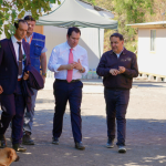 Al medio, el delegado Sepúlveda. Foto: DPR Ñuble.