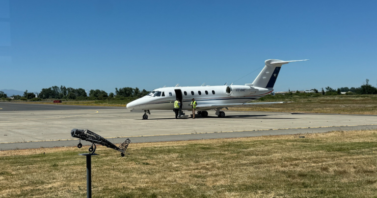 Aeródromo de Chillán. Foto: MOP Ñuble