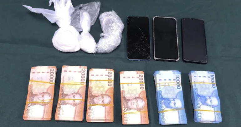 Evidencia de lo incautado. Foto: Carabineros Ñuble