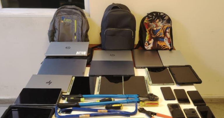 Evidencia de lo incautado. Foto: Carabineros Ñuble